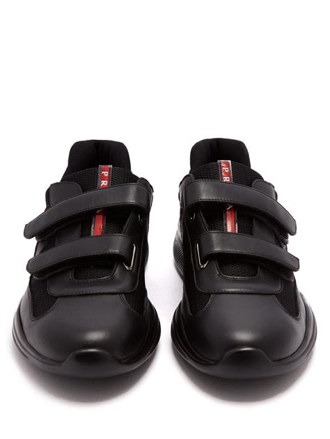 prada velcro euro sneaker|Prada shoes.